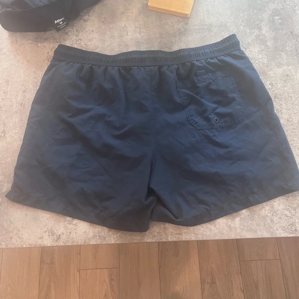 Mens Navy Blue Drawstring Shorts (2 pairs) Size XL - Picture 2 of 6